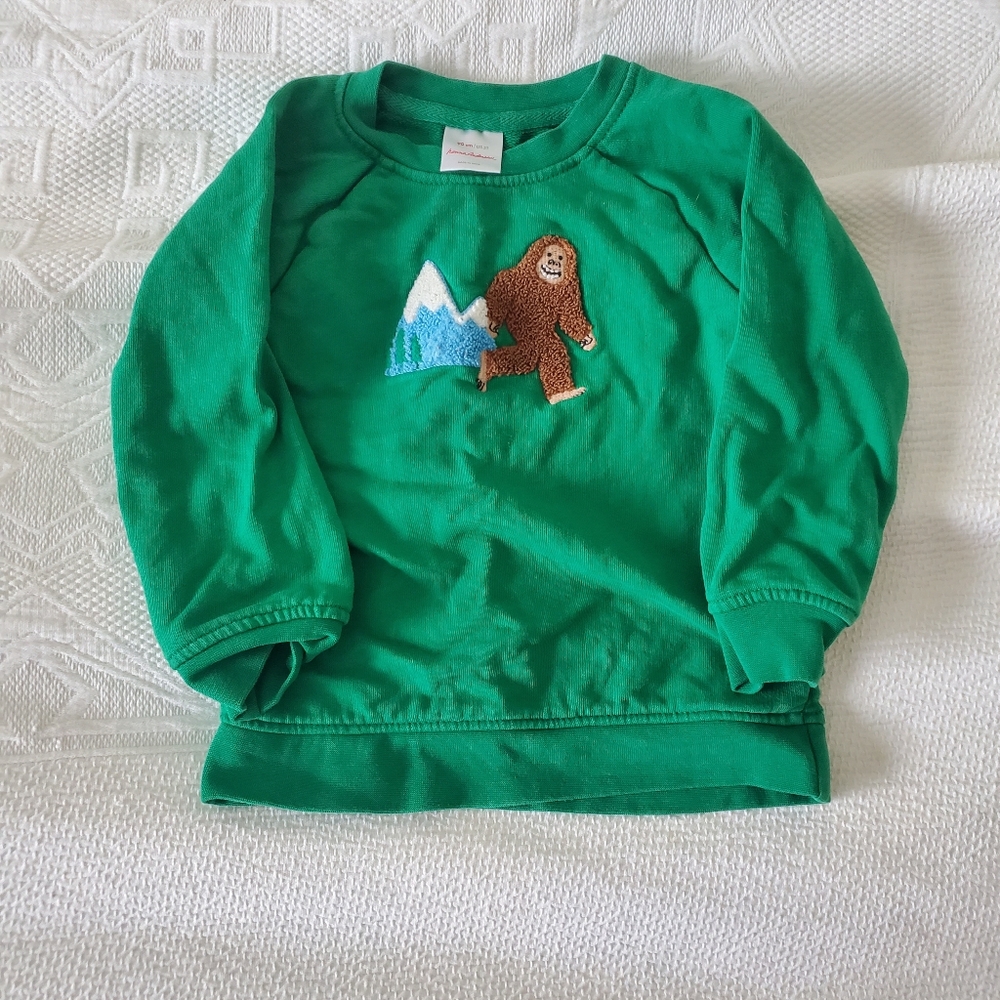 3T Hanna Andersson sasquatch sweatshirt
